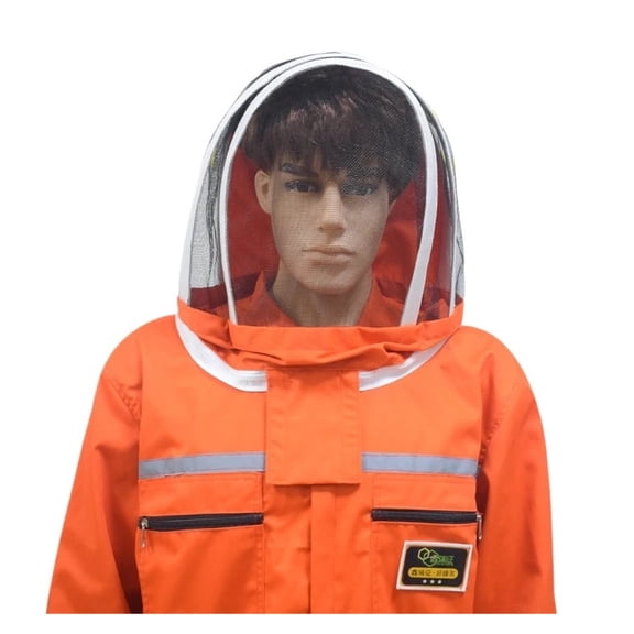 Bee Farm Ventilated Beekeeping Suit With Fencing Veil Professional Anti Bee Suit Beekeeper Clothing cultura Clothes ,Lightweight & Ventilated