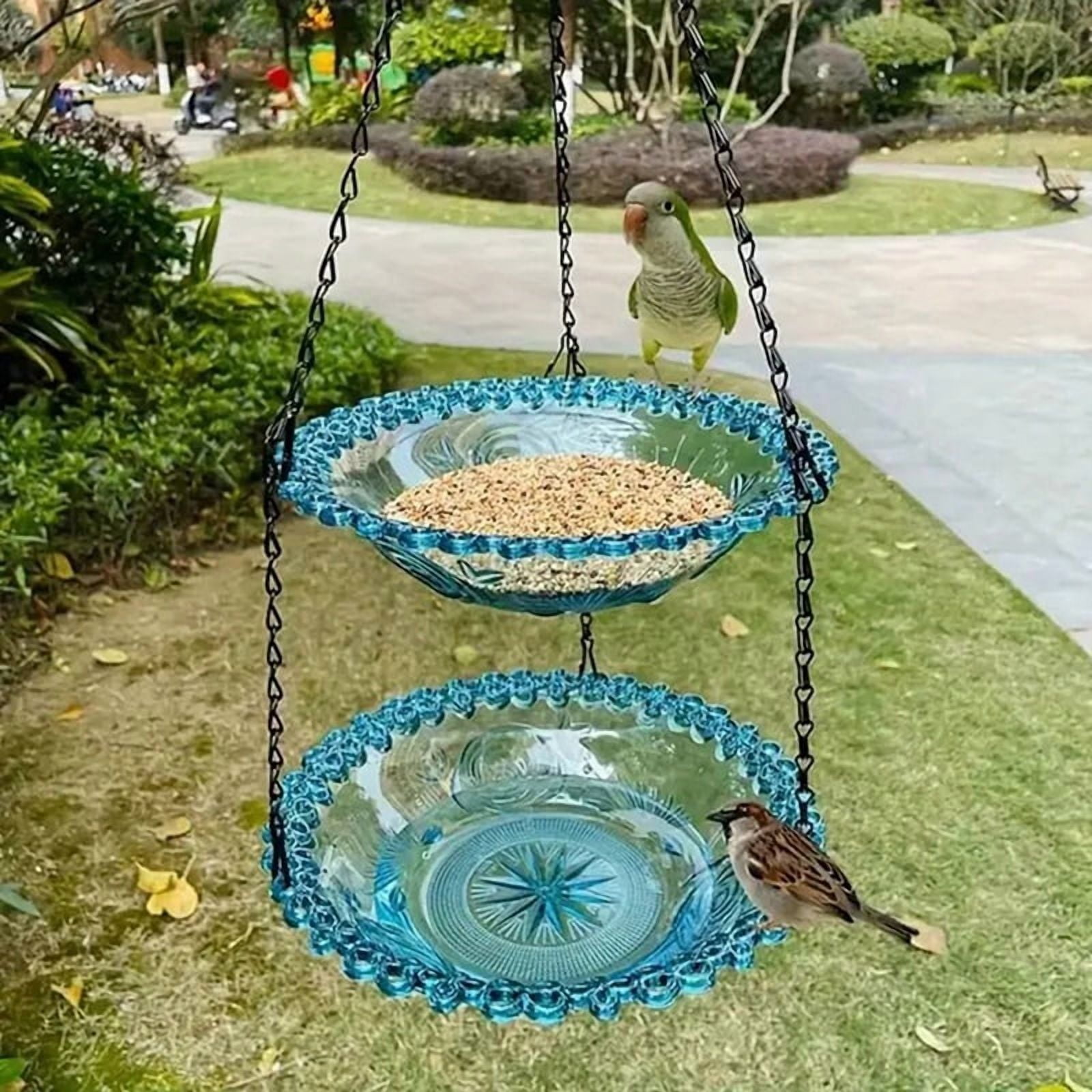Bee Feeder ,Hanging Bee Watering Station for Feeding Butterfly Bath Bowl Bird Food Tray