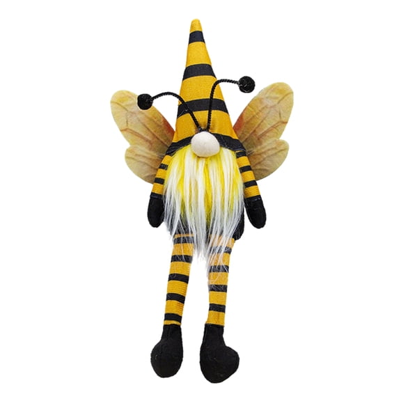Bee Festival Sunflower Gnome Faceless Doll, Harvest Festival Plush Ornament Decoration, Cute Stuffed Figure for Home - Orange