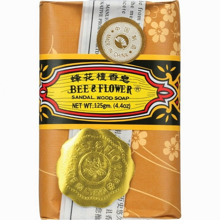 Bee Flower Sandalwood Soap 4.4 oz Bar S