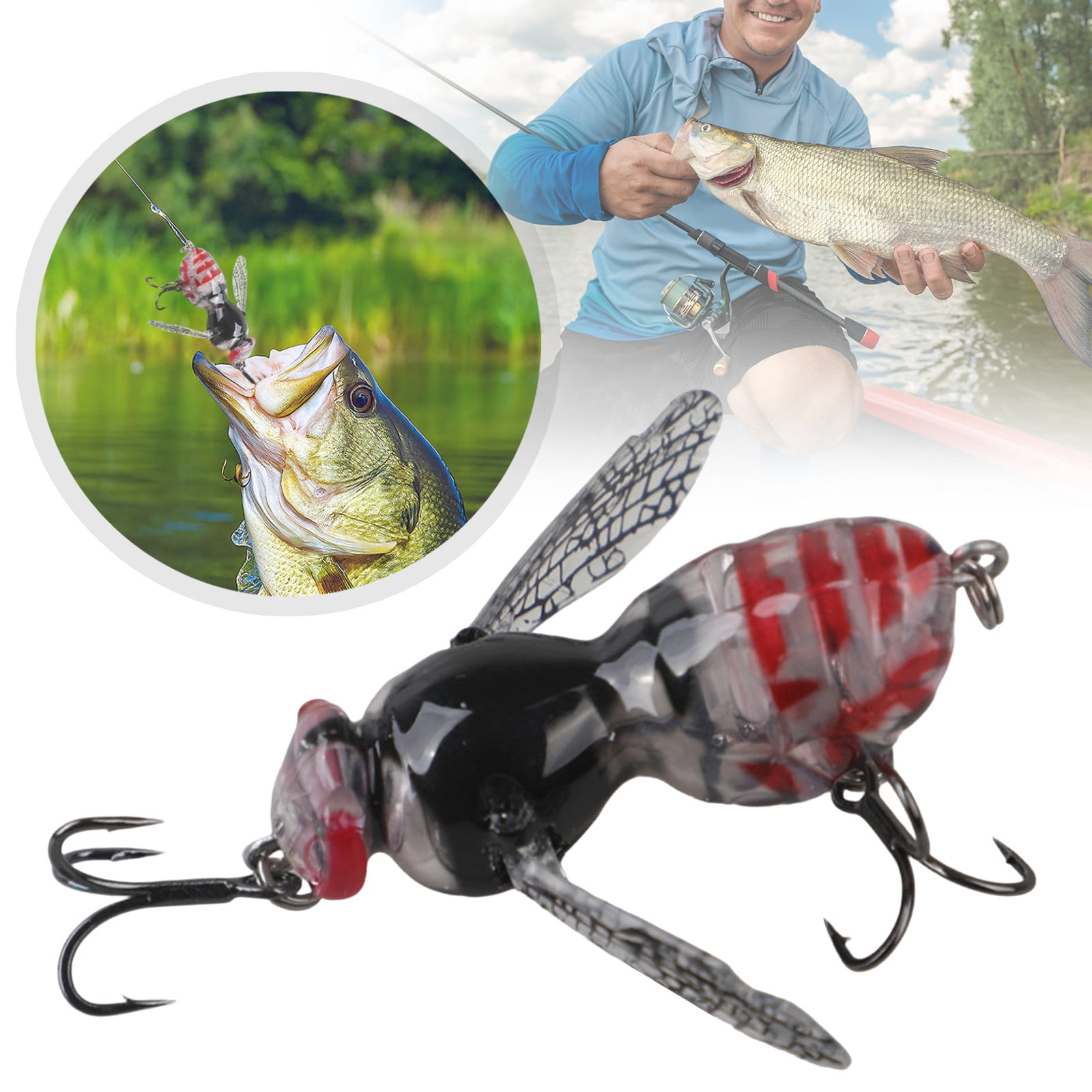 bass lures for fly rods Pro Flies Pack Poppin fresh straight from the toaster. Bee Fly Topwater Fishing Lures,