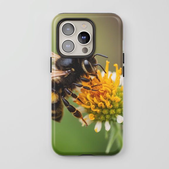 Bee For All iPhone Series Protective Phone Case Nature Theme Green Yellow