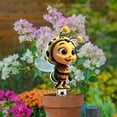 thumbnail image 1 of Bee Garden Yard Decorative Stake, Outdoor Garden Decor, Whimsical Lawn Art, Weather-Resistant Material, Easy Installation, Perfect for Gardens and Patios, 1 of 6