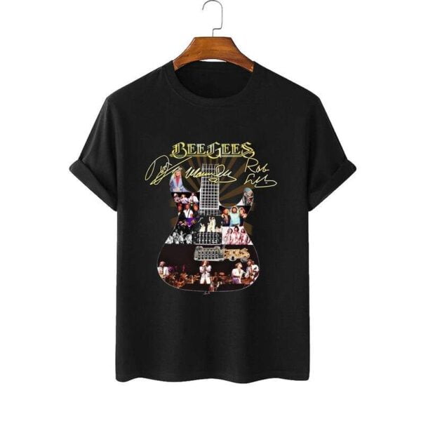 Bee Gees Band Members Signatures 1970 TShirt