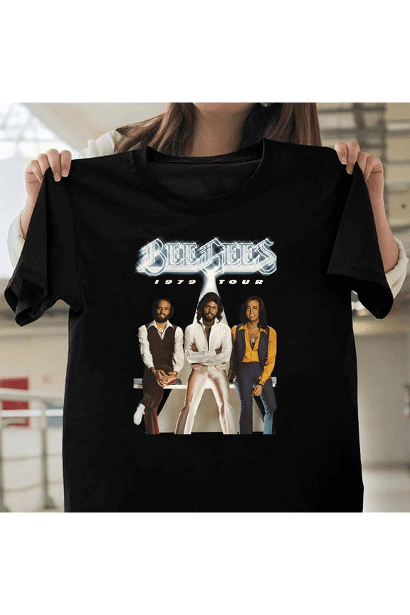 Bee Gees Gibb Brothers Disco Music Legends Stayin Alive Vintage Graphic V1130351 Unisex T-Shirt, Size Up to 5XL