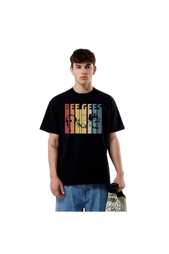 Bee Gees T-Shirt Graphic Art New Disco Pop Stayin' T-Shirt, for men & women, up to size 5XL