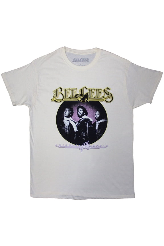 Bee Gees Unisex T-Shirt Children Of The World (Natural)
