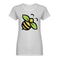 thumbnail image 1 of Bee  Graphic Shaped T-Shirt Women -Image by Shutterstock, Female Medium, 1 of 2