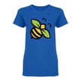 thumbnail image 1 of Bee  Graphic Shaped T-Shirt Women -Image by Shutterstock, Female Small, 1 of 2