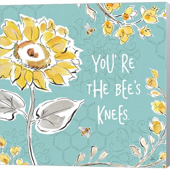 Bee Happy II by Daphne Brissonnet, Canvas Wall Art