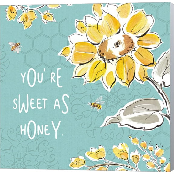 Bee Happy III by Daphne Brissonnet, Canvas Wall Art