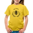 thumbnail image 1 of Bee Happy Nature Garland T-Shirt Juniors -Image by Shutterstock,  x-Large, 1 of 4