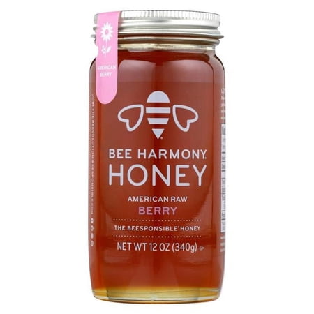 Bee Harmony 2239192 12 oz American Raw Berry Honey