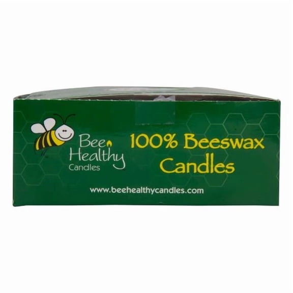 Bee Healthy Candles Candles, Beeswax, Tealight-12 Pk
