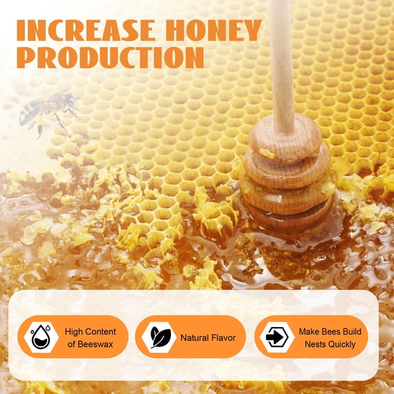 Bee Hive Foundation Honey Hive Equipment Deep House Nest Honeycomb Wax Frame for DIY Projects