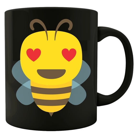 Bee Hive 11 oz Coffee Mug - Honeycomb Pollen Humor White Ceramic Gift