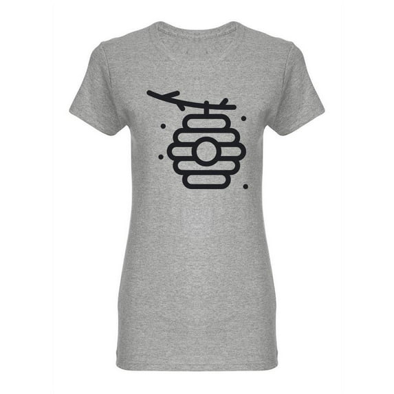 Bee Hive On A Stick T-Shirt Women -Image by Shutterstock, Female Large