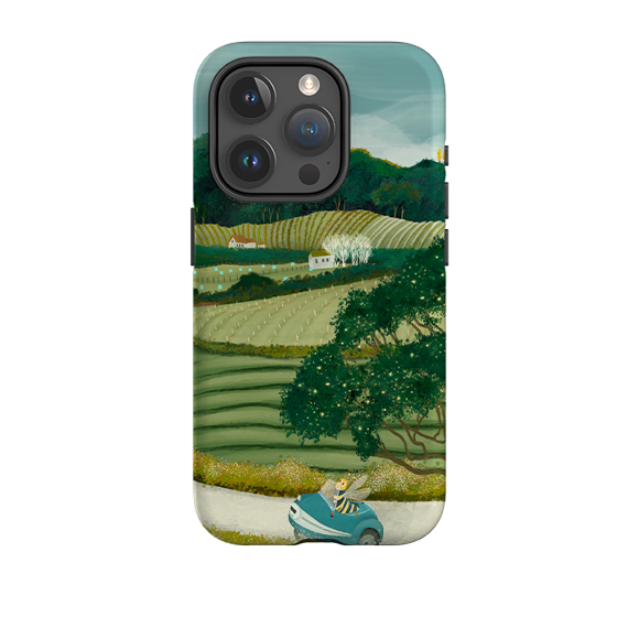 Bee Hives Illustration Phone Case Compatible with iPhone 11 to 16 Pro Max