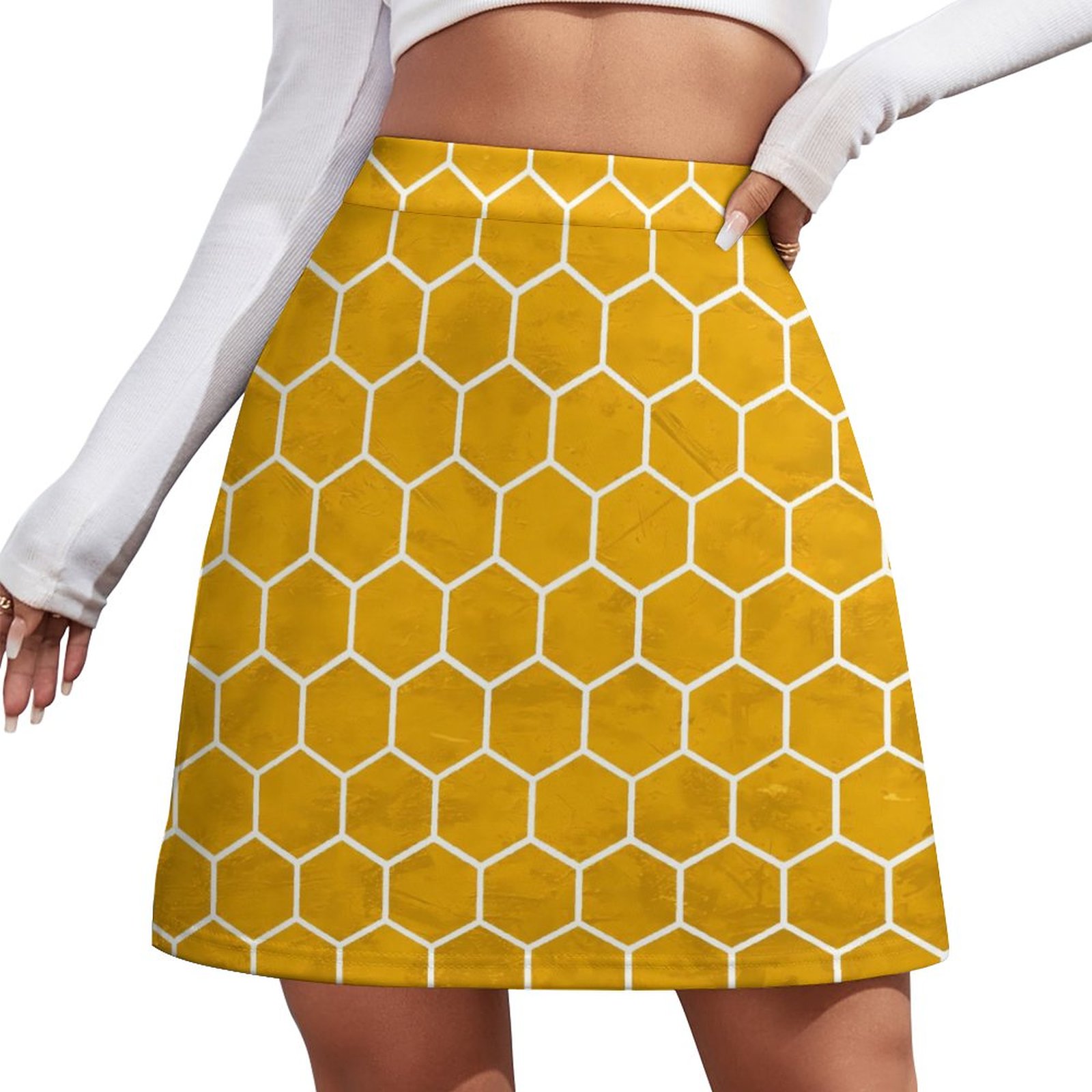 KIDS HIGH LOW HEM SKIRT 12-14 QUEENS BEE HIVE