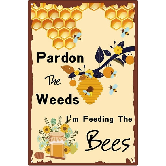 Bee Honey Metal Wall Art Decor Wall Sculpture Hanging Decoration Sign Iron Outline Wall Art Black Rustic Decor Ornament Wall