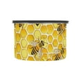 thumbnail image 1 of Bee Honeycomb Airtight Coffee Bean Canister 17oz Food Storage Containers with Lids For Gournd, Tea, Sugar, Flour, Rice, Cereal, Candy Cookie Jar, 1 of 8