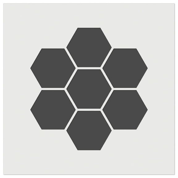 Bee Honeycomb Solid DIY Cookie Wall Craft Stencil - 11.5 Inch