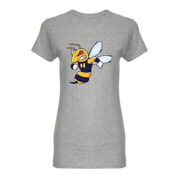 Bee Hornet Mascot Shaped T-Shirt Women -Image by Shutterstock, Female XX-Large