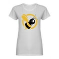 thumbnail image 1 of Bee Icon Design Shaped T-Shirt Women -Image by Shutterstock, Female x-Large, 1 of 2