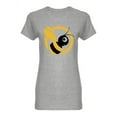 thumbnail image 1 of Bee Icon Design Shaped T-Shirt Women -Image by Shutterstock, Female x-Large, 1 of 2