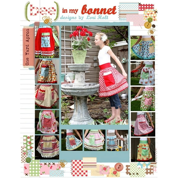 Bee In My Bonnet One Yard Apron Pattern