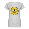 thumbnail image 1 of Bee In Yellow Circle Shaped Tee Women's -Image by Shutterstock, 1 of 2