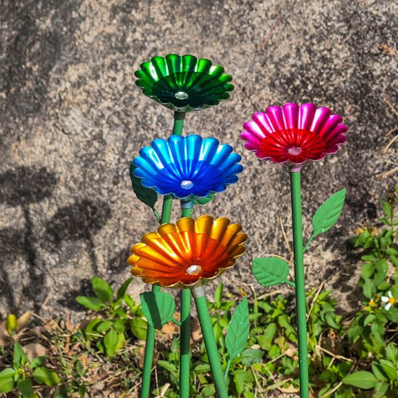 Bee Insect Drinker - Insect Drinkers Bees Insect Drinking Cups Metal Flower Shape Bee Drinker for the Garden to Provide a Safe Drinking Water Source for Pollinators Bees