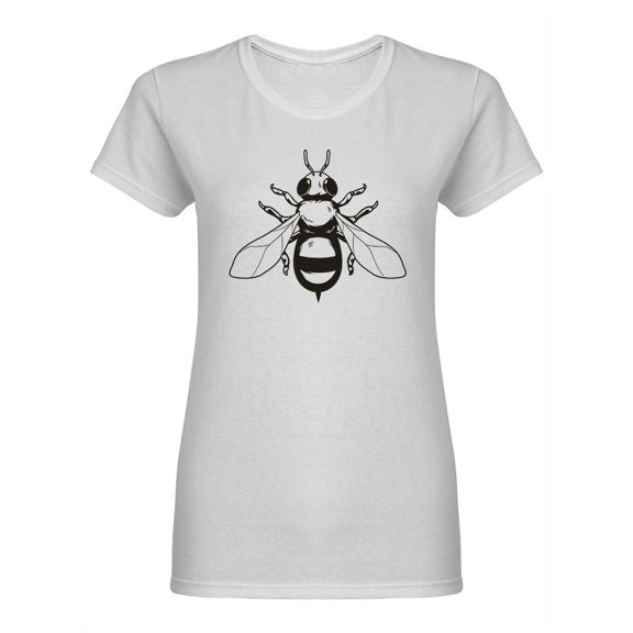 Bee Insect Shaped T-Shirt Women -Image by Shutterstock, Female Small
