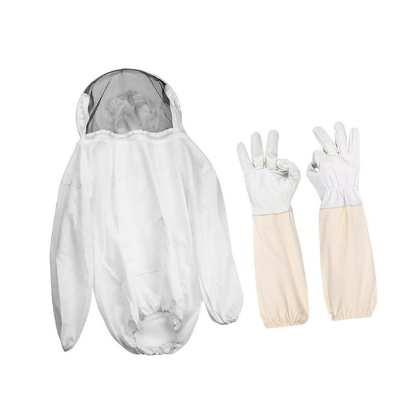 Bee Jacket Ventilated Suit Safety Gear Full Upper Body Protection for Men and Women Apiarists