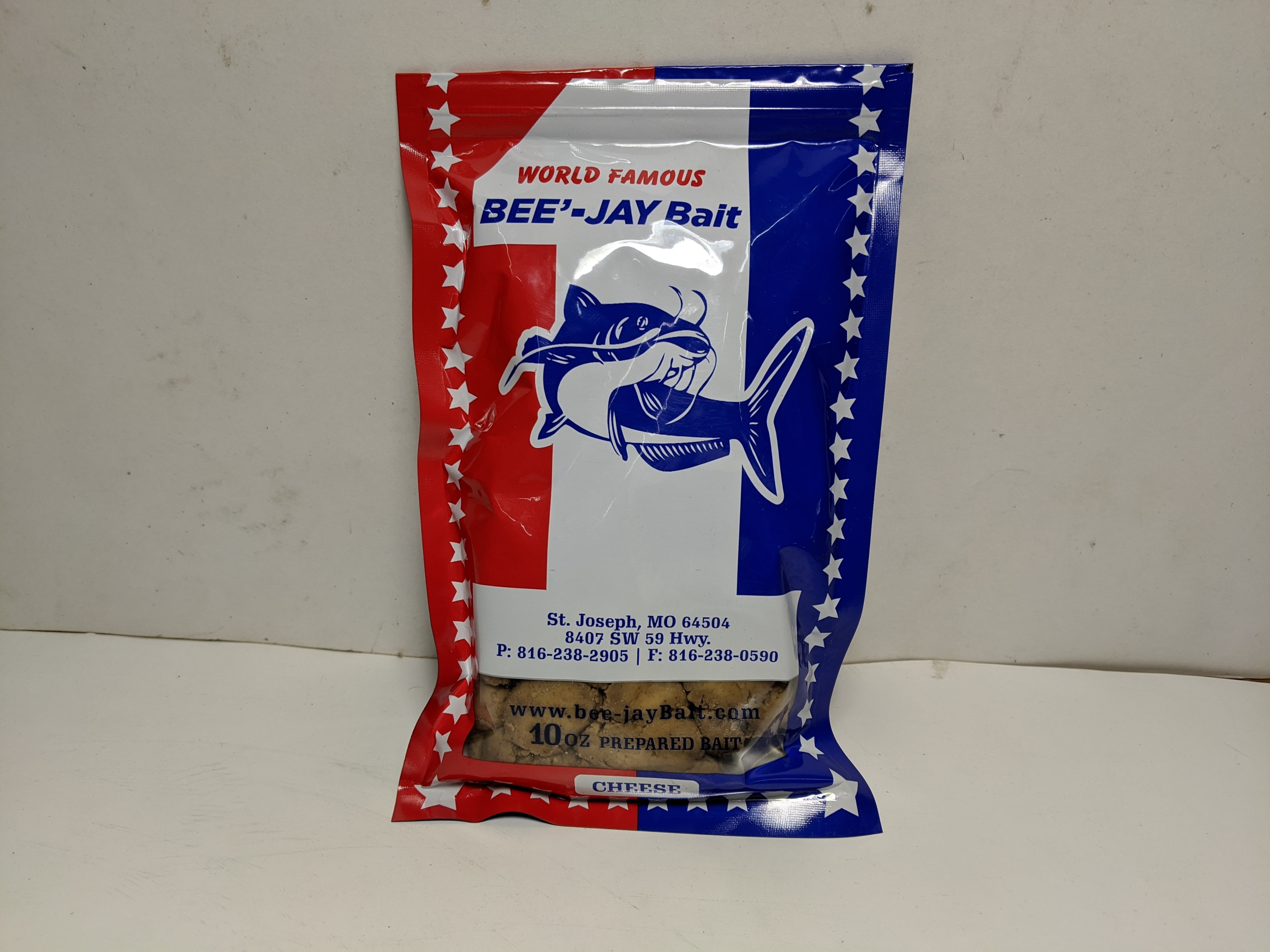 Bee-Jay Baits Pre Molded Dough Balls Cheese Flavor Catfish Bait 10 Oz.