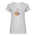 thumbnail image 1 of Bee Kawaii Design Shaped T-Shirt Women -Image by Shutterstock, Female Small, 1 of 2