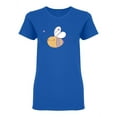 thumbnail image 1 of Bee Kawaii Design Shaped T-Shirt Women -Image by Shutterstock, Female XX-Large, 1 of 2