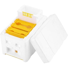 Bee Keeping,Bee Hive Box,Beehive Queen Bee Rearing Hive Box, Beekeeping Mating Pollination Box, Foam Plastic Beehive Kit For Queen Breeding, Honey Bee Habitat Starter Equipment Beekeeper Supplies