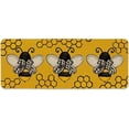 thumbnail image 1 of Bee Kind Bow Tie Yellow Spring Doormat, Seasonal Summer Home Decor Low-Profile Switch Rug Door Mat Floor Mat for Indoor Outdoor 17x47 Inch, 1 of 6