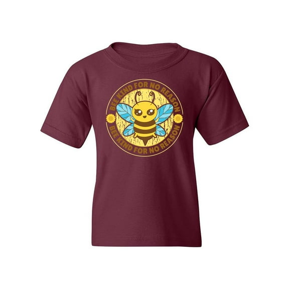 Bee Kind For No Reason T-Shirt Juniors -Smartprints Designs,  x-Small