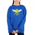 thumbnail image 1 of Bee Kind - Girl's Word Art Crewneck Sweatshirt, 1 of 3