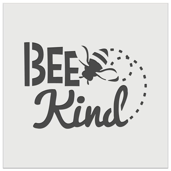 Bee Kind Honey Insect DIY Cookie Wall Craft Stencil - 7.0 Inch