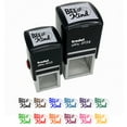 thumbnail image 1 of Bee Kind Honey Insect Self-Inking Rubber Stamp Ink Stamper - Blue Ink - Small 1 Inch, 1 of 7
