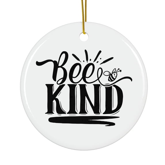 Bee Kind Magical Season Treasure For Gifts And Surprises Hanging Round Ornament