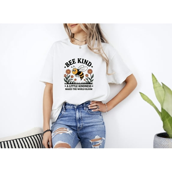 Bee Kind Positive Inspirational Save The Bees Pollinator Unisex T-Shirt