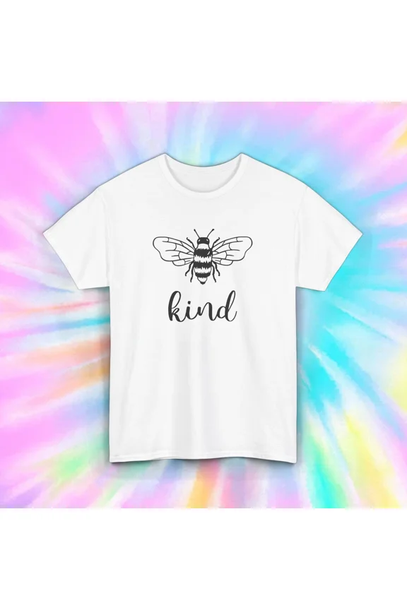 Bee Kind Positive Message Nature Design Graphic Tee Unisex T-Shirt up to size 5XL