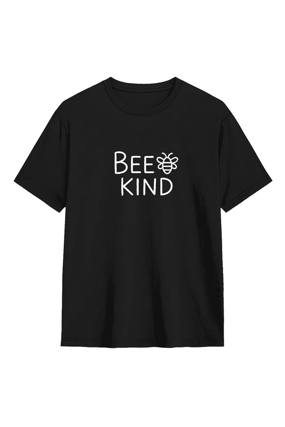 Bee Kind Retro Graphic Tee For Men And Women, Funny Nature Cotton Short Sleeves T-Shirt