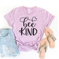 thumbnail image 1 of Bee Kind T-shirt Kindness Shirts Happiness Tshirt Women's Bee Lover Shirt Inspirational Gift Honey Bee Tee Positive Quote Top, 1 of 3