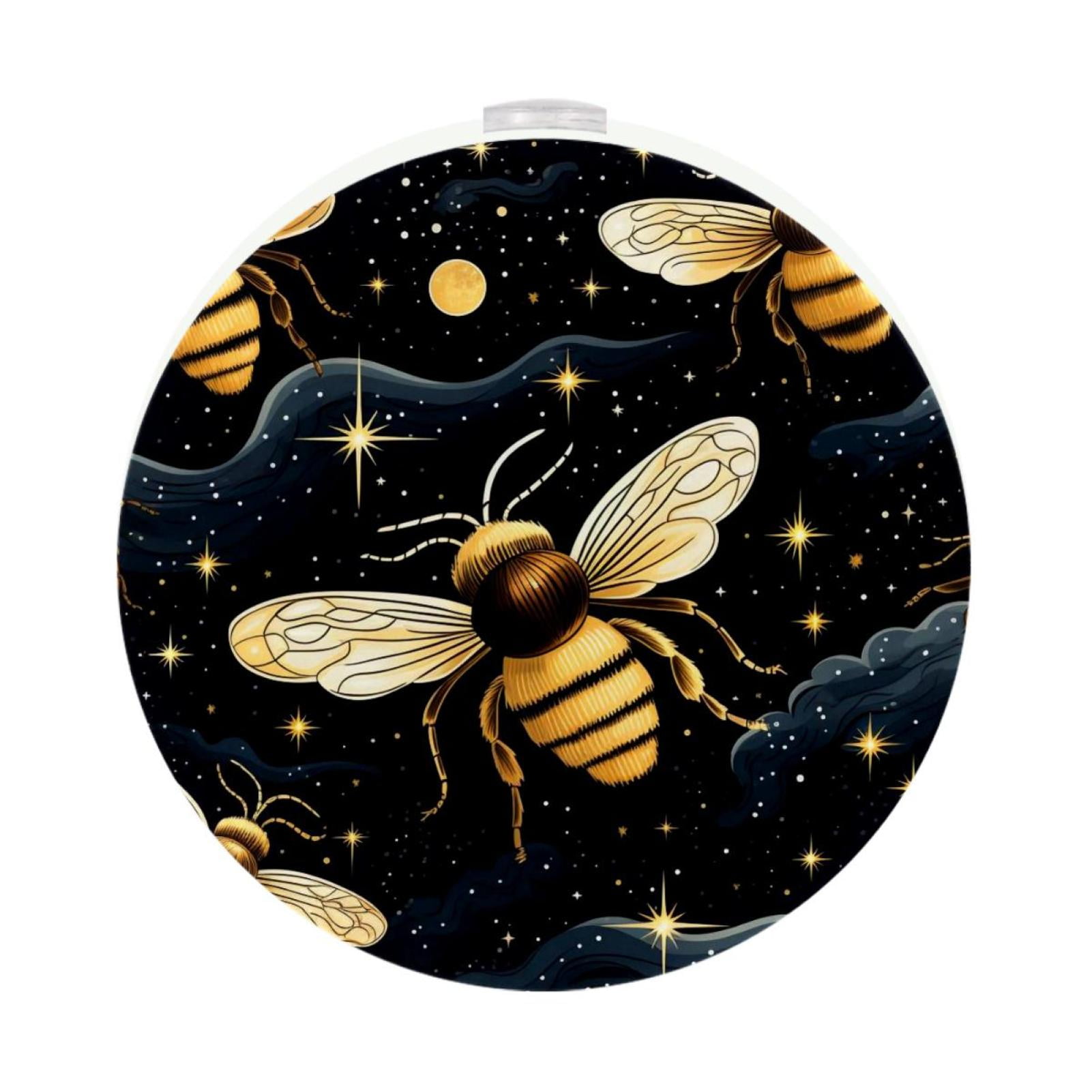 Bee LED Round Night Light-2PCS: Compact and Energy-Efficient Lighting ...