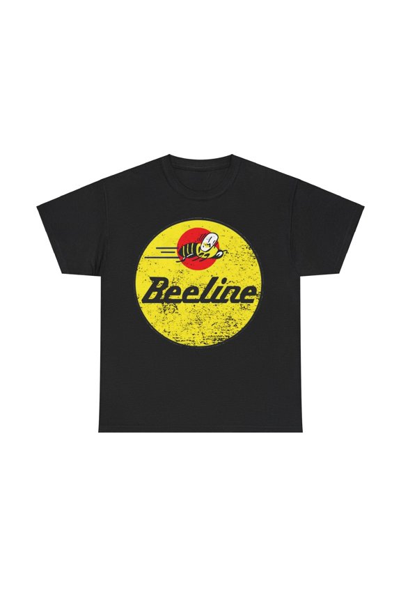 Bee Line Gas Station Logo Sign Car T-shirt